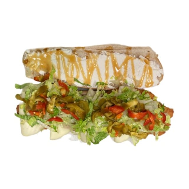 Hot Honey Chicken Sub Sandwich.