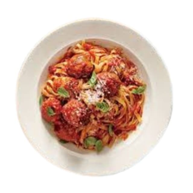 Linguini and Meatballs.